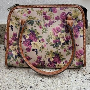 Patricia Nash antica mini frame crossbody antique rose
